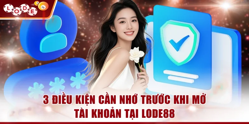 3 điều kiện cần nhớ trước khi mở tài khoản tại LODE88